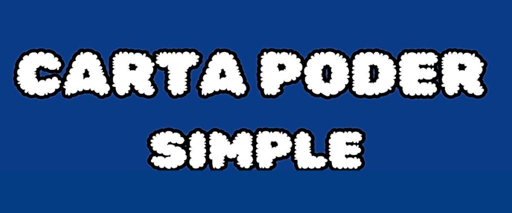 Varta Poder Simple Modelo de Carta de Poder Simple - Formato Actualizado 2025